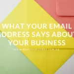 what your email address says about your business